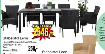 BORD + 6 STOLE
