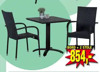 Harald Nyborg BORD + 2 STOLE tilbud