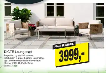 Harald Nyborg DICTE Loungesæt tilbud