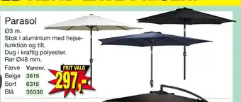 Harald Nyborg Parasol tilbud