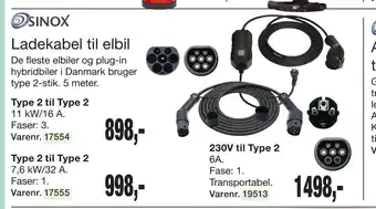 Ladekabel til elbil