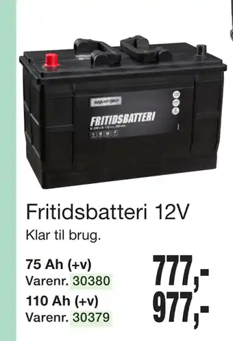 Harald Nyborg Fritidsbatteri 12V tilbud