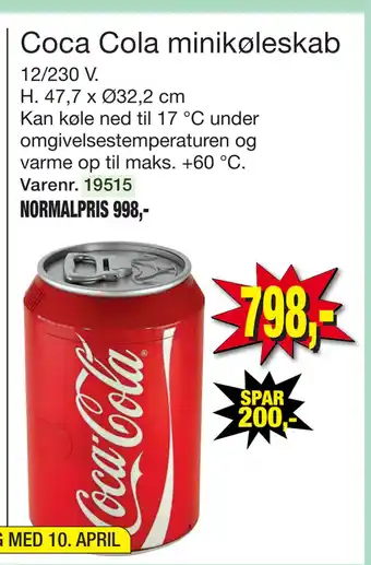 Harald Nyborg Coca Cola minikøleskab tilbud