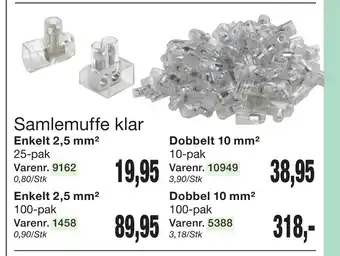 Harald Nyborg Samlemuffe klar tilbud