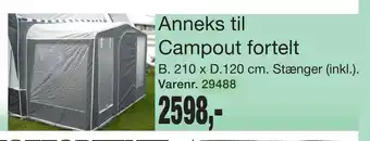 Harald Nyborg Anneks til Campout fortelt tilbud
