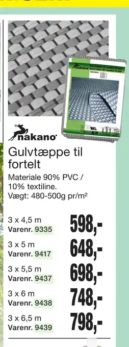 Harald Nyborg Gulvtæppe til fortelt tilbud