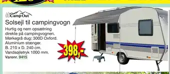 Harald Nyborg Solsejl til campingvogn tilbud