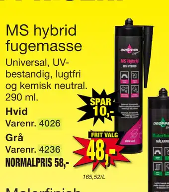 Harald Nyborg MS hybrid fugemasse tilbud