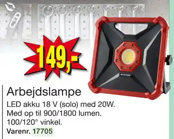 Harald Nyborg Arbejdslampe tilbud