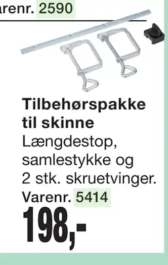 Harald Nyborg Tilbehørspakke til skinne tilbud