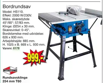 Harald Nyborg Bordrundsav tilbud