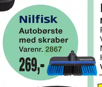 Harald Nyborg Autobørste med skraber tilbud