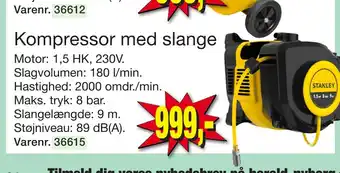 Harald Nyborg Kompressor med slange tilbud