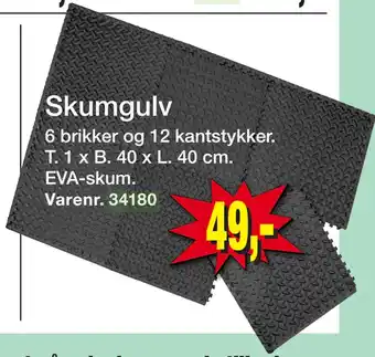 Harald Nyborg Skumgulv tilbud