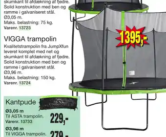 Harald Nyborg VIGGA trampolin tilbud