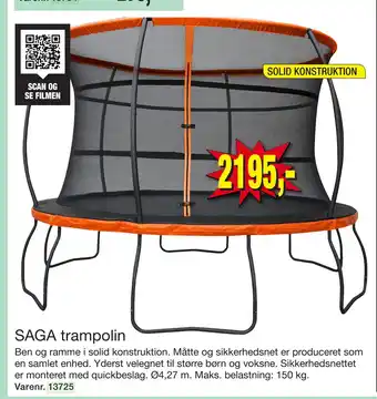Harald Nyborg SAGA trampolin tilbud