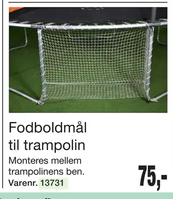 Harald Nyborg Fodboldmål til trampolin tilbud