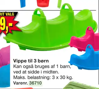 Harald Nyborg Vippe til 3 børn tilbud