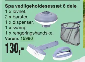 Harald Nyborg Spa vedligeholdesessæt 6 dele tilbud