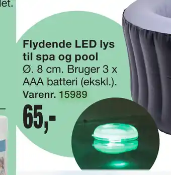 Harald Nyborg Flydende LED lys til spa og pool tilbud
