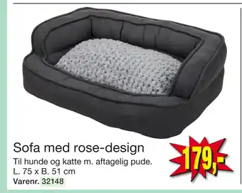 Harald Nyborg Sofa med rose-design tilbud