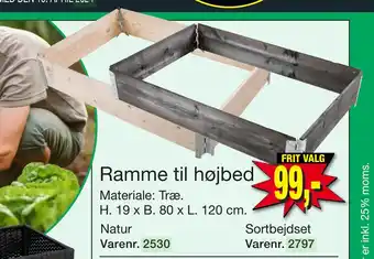 Harald Nyborg Ramme til højbed tilbud