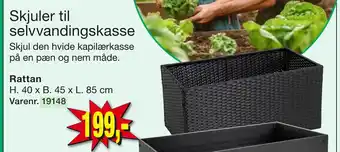 Harald Nyborg Skjuler til selvvandingskasse tilbud