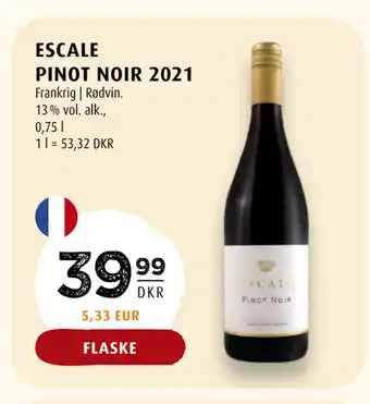 Scandinavian Park ESCALE PINOT NOIR 2021 tilbud