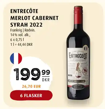 Scandinavian Park ENTRECÔTE MERLOT CABERNET SYRAH 2022 tilbud