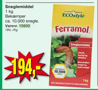 Harald Nyborg Sneglemiddel tilbud