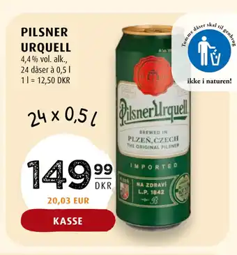 Scandinavian Park PILSNER URQUELL tilbud