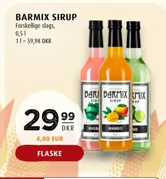 Scandinavian Park BARMIX SIRUP tilbud