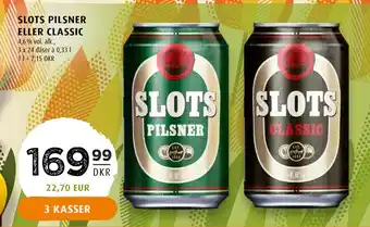 Scandinavian Park SLOTS PILSNER ELLER CLASSIC tilbud