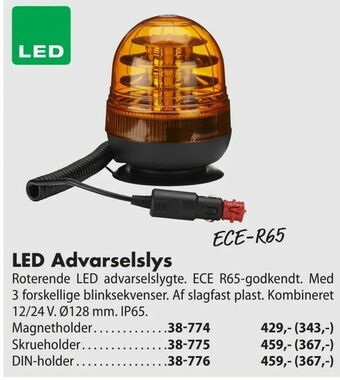 Biltema LED Advarselslys tilbud