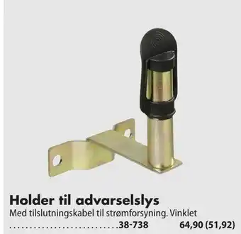 Biltema Holder til advarselslys tilbud