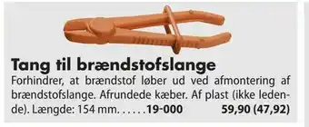 Biltema Tang til brændstofslange tilbud