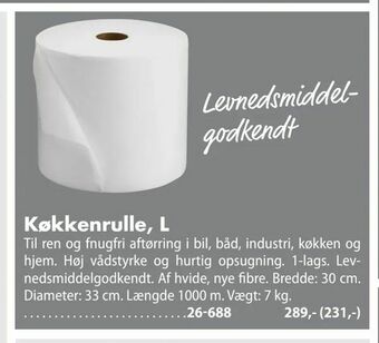 Køkkenrulle, L