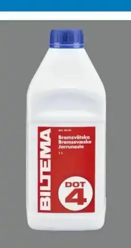 Biltema Bremsevæske dot 4 tilbud