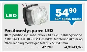 Biltema Positionslyspære LED tilbud