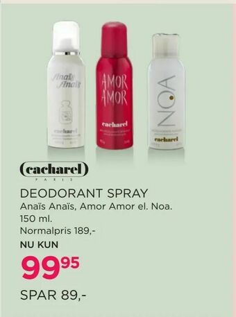 Salling Deodorant spray tilbud