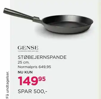 Støbejernspande