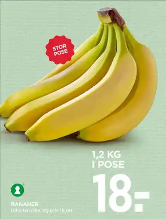 MENY BANANER tilbud