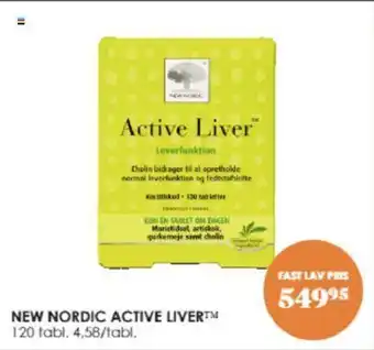Matas NEW NORDIC ACTIVE LIVER tilbud