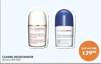 Matas CLARINS DEODORANTER tilbud