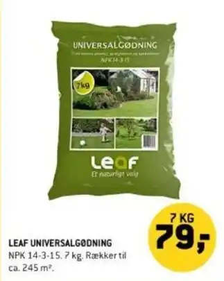 XL-BYG LEAF UNIVERSALGODNING tilbud