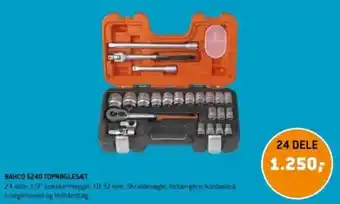 XL-BYG BAHCO S240 TOPNØGLESÆT tilbud