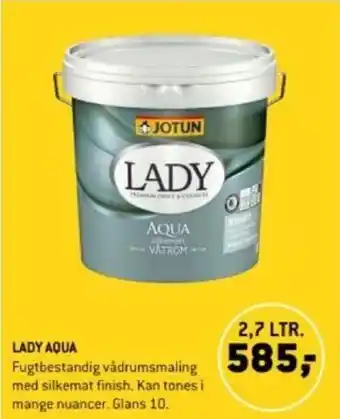 XL-BYG LADY AQUA tilbud