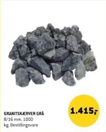 XL-BYG GRANITSKÆRVER GRÅ tilbud