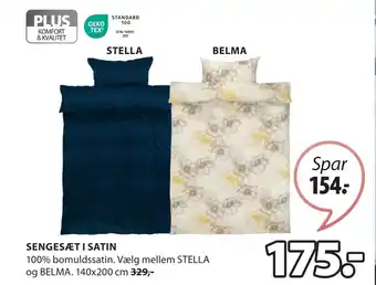 SENGESÆT I SATIN