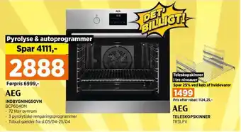 Power INDBYGNINGSOVN BCP6040M tilbud